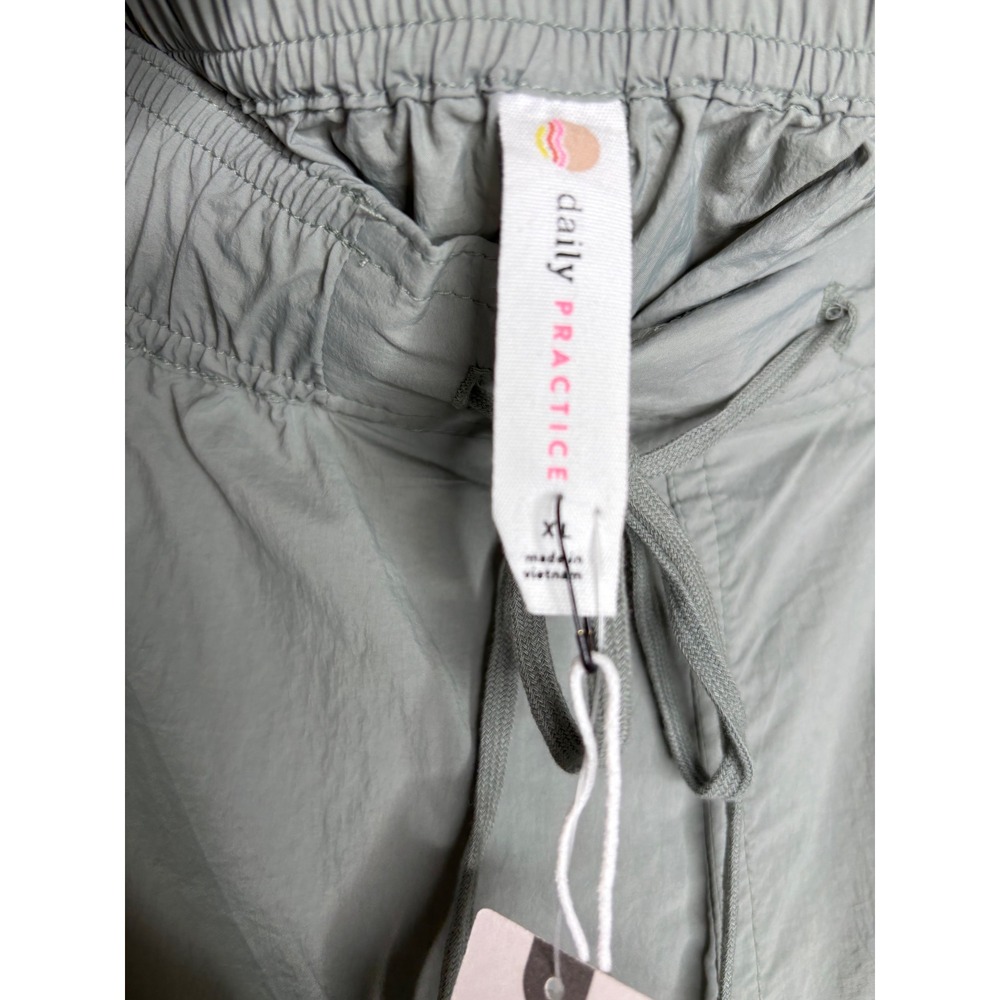Anthropologie Daily Practice Base Jump Parachute Pants Womens XL Sage Green NWT - Picture 11 of 13